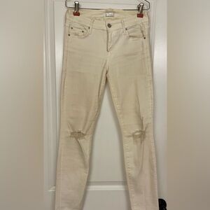 Mother white jeans